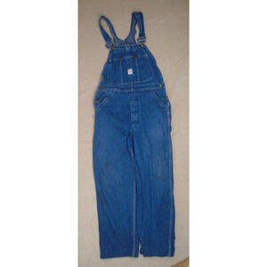 Vintage 50s 60s Mens 29”x27” Tuf Nut Sanforized Denim Overalls Jeans Union Made